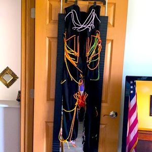 NO STRINGS ATTACHED LACE UP JUMPSUIT